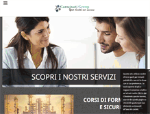Tablet Screenshot of carminatigroup.com